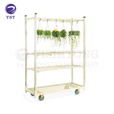 Carro de flors de metall