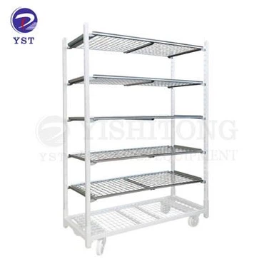 Carro de flors de malla de filferro